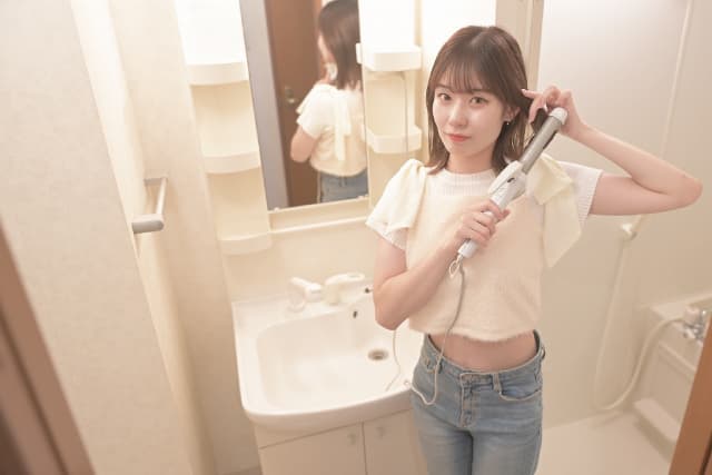 独立洗面台3点セパレートの画像