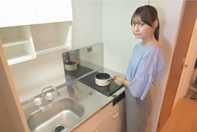 2口コンロ付or設置可能の画像